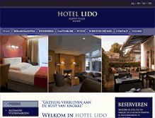 Tablet Screenshot of lido-hotel.be