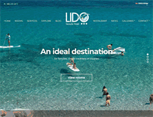 Tablet Screenshot of lido-hotel.net